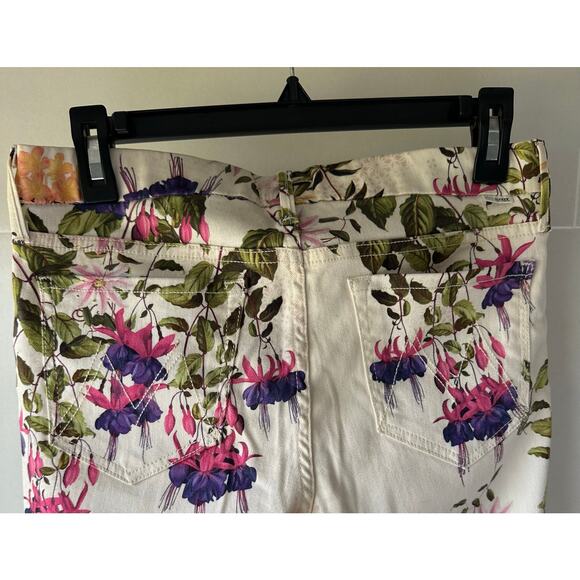 Mother The Looker "back to the good fortune diner" bird print multicolored Jean - Picture 3 of 11